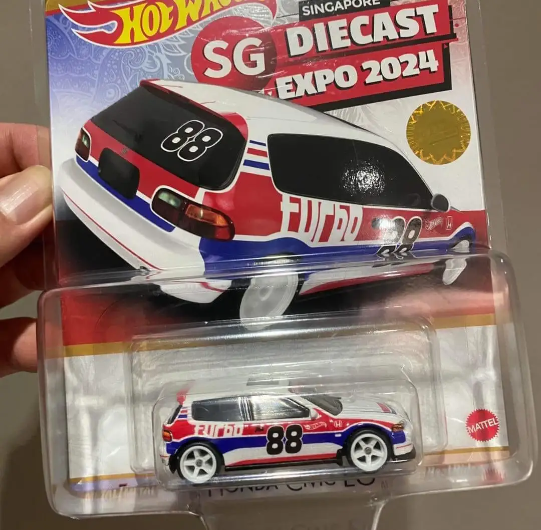 Hot wheels Singapore Diecast Expo 2024 Honda Civic EG bundle set (Dinner Car) - Image 2