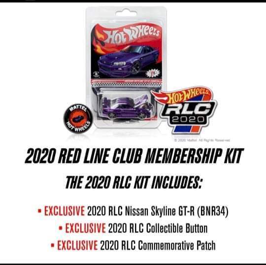 Hot Wheels RLC 2020 Membership Club Car Nissan GT-R R34 Purple - Image 2