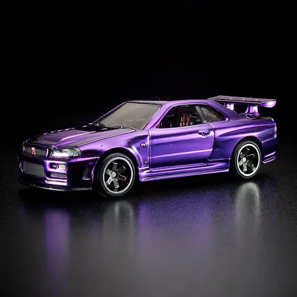 Hot Wheels RLC 2020 Membership Club Car Nissan GT-R R34 Purple - Image 3