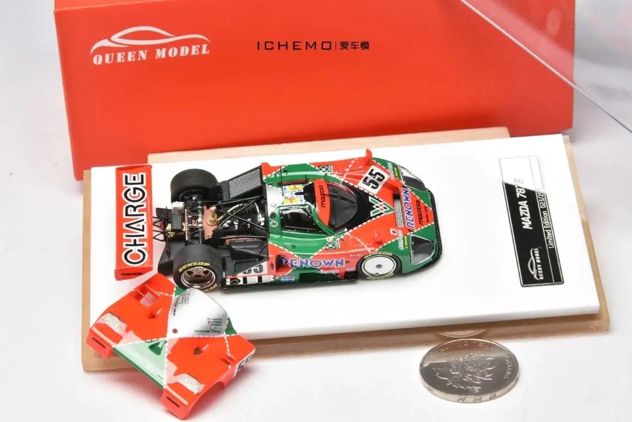 Queen Model 1:64 Mazda 787B Renown #55