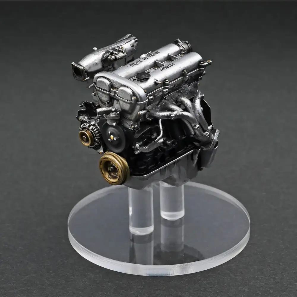 Ignition Model 1:18 IG3202 Eunos Roadster (NA) Silver With Engine - Image 4