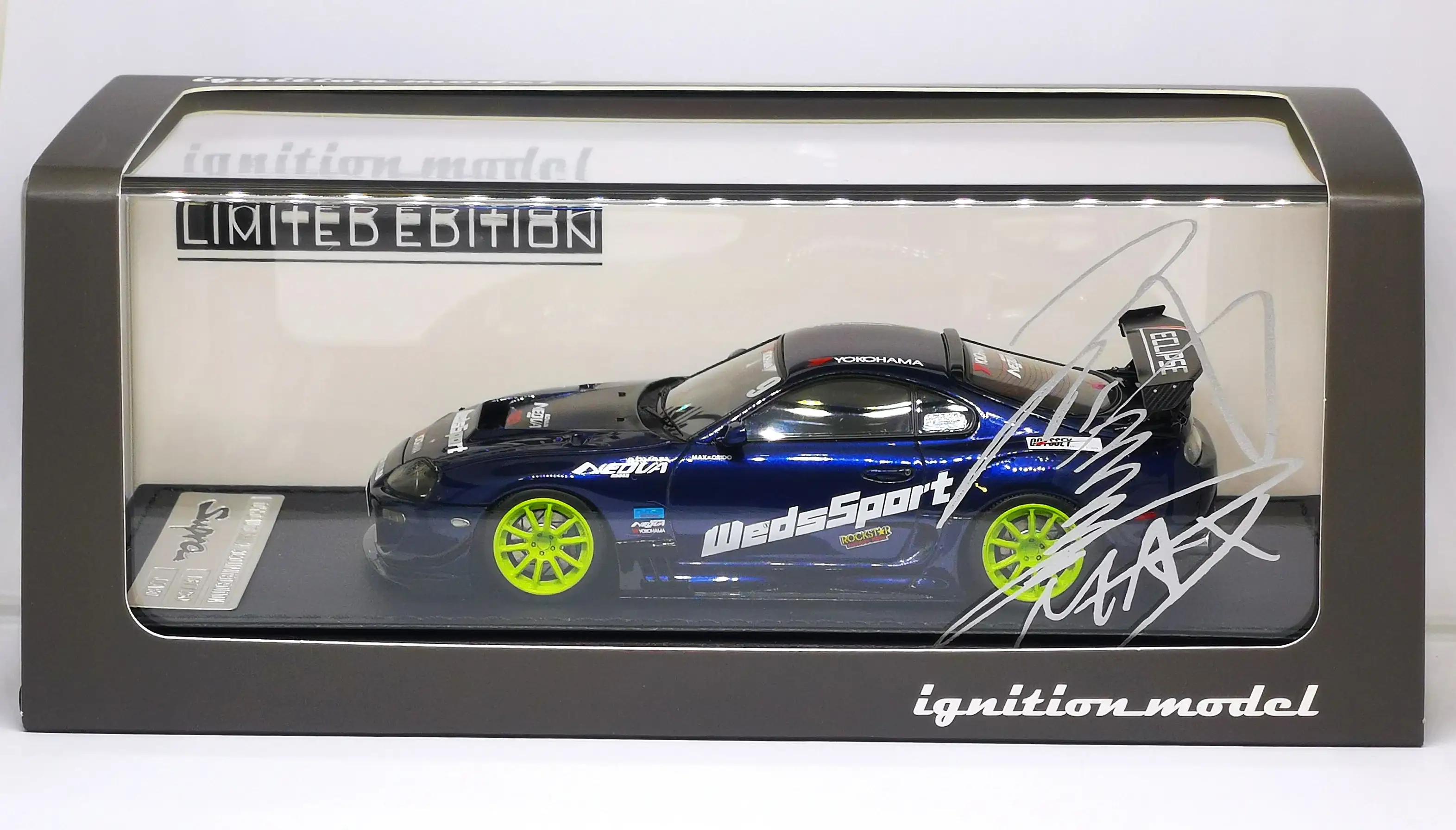 Ignition Model 1:43 Scale IG1974 Toyota Supra RZ MAX ORIDO Street Ver. 2 Blue - Image 5