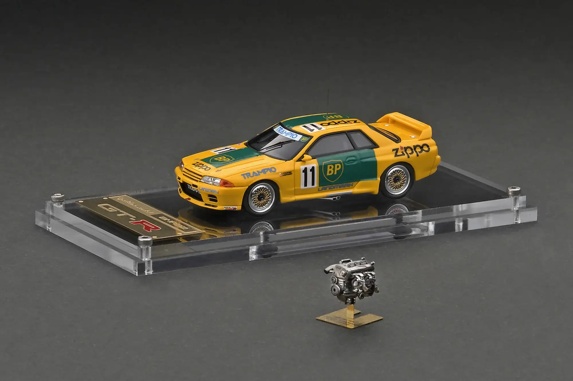 Ignition Model 1:64 Scale IG2693 BP OIL TRAMPIO GT-R (#11) 1993 JTC With RB26 Engine GrA - Image 7