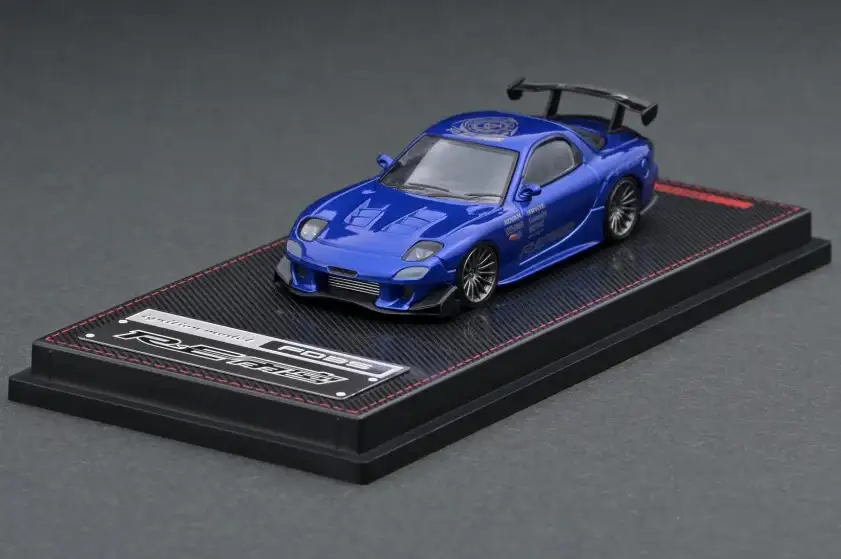 Ignition Model 1:64 Scale Mazda RX7 FD3S RE Amemiya Blue Metallic