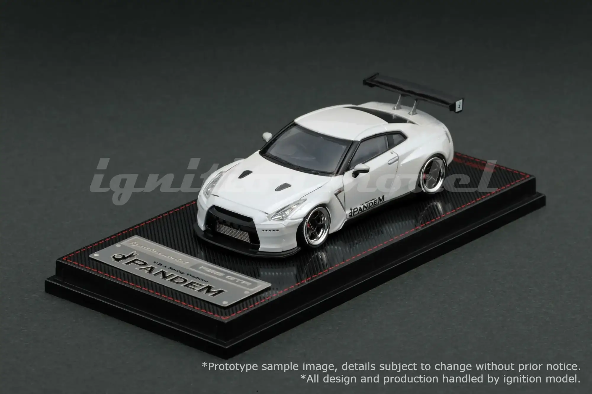 Ignition Model IG1398 1:64 Scale Pandem R35 GT-R (White)