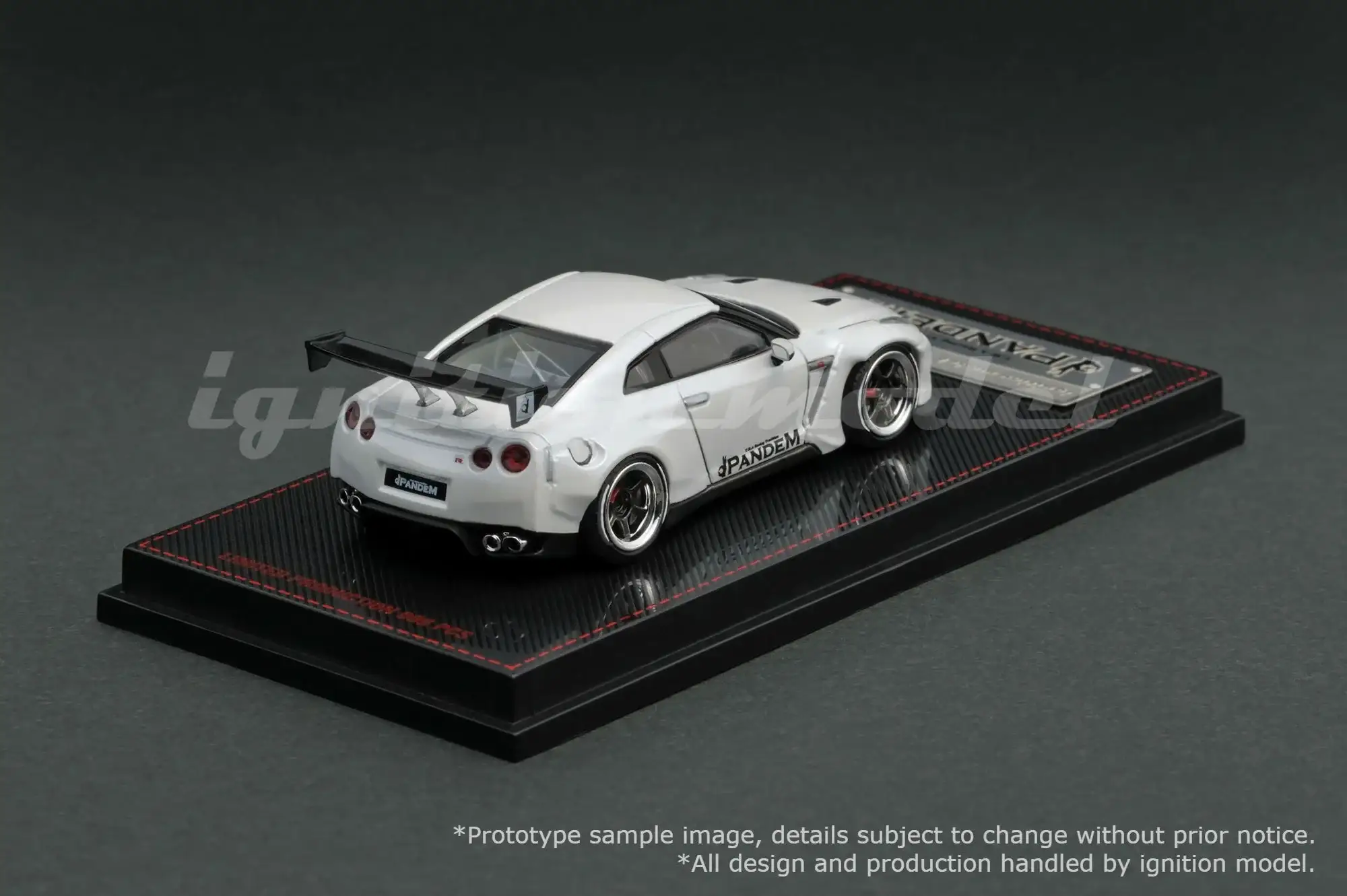 Ignition Model IG1398 1:64 Scale Pandem R35 GT-R (White) - Image 2