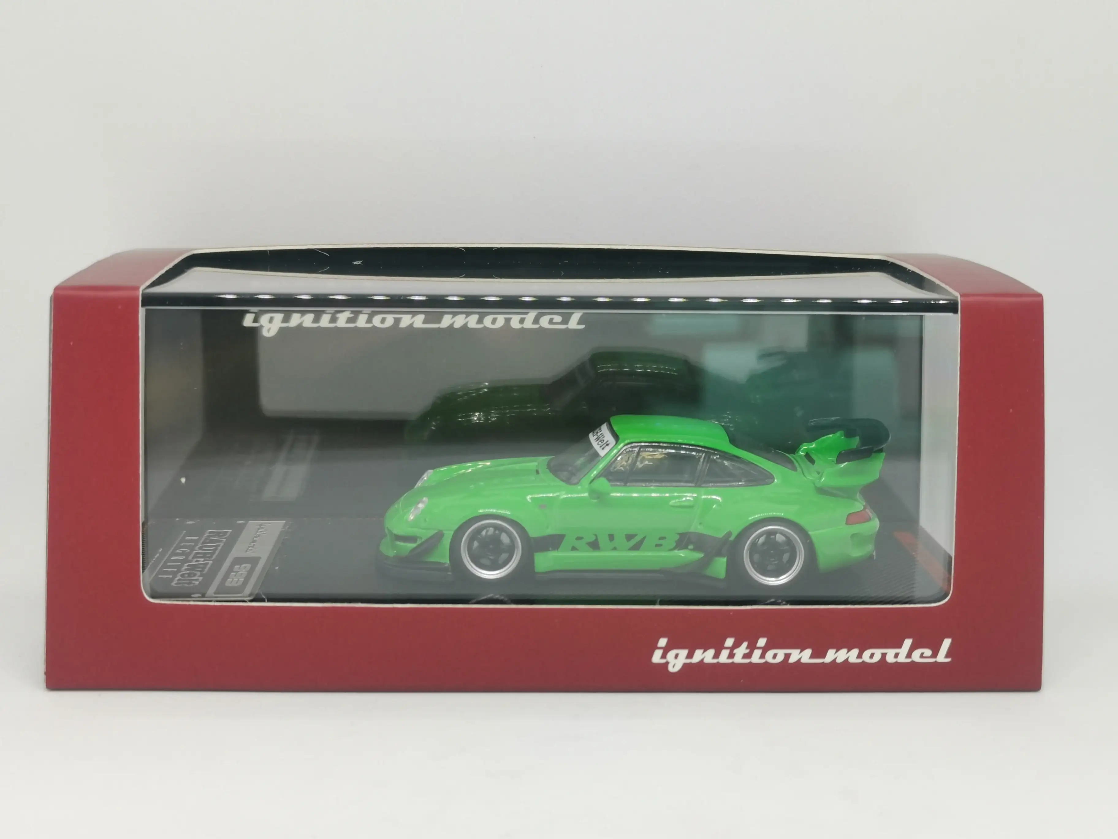 Ignition Model 1:64 Scale Porsche RWB 993 Green Metallic