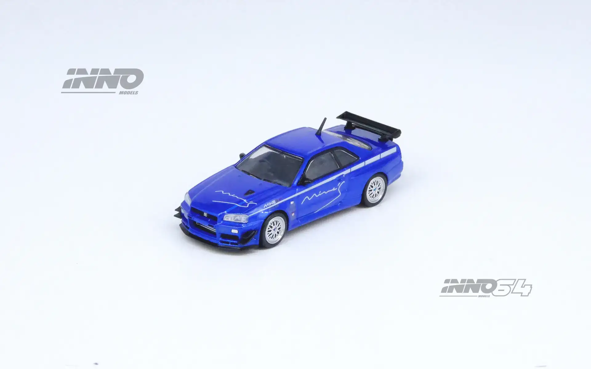INNO64 1/64 NISSAN SKYLINE GT-R (R34) V-SPEC Tuned by "MINE'S" - Image 2