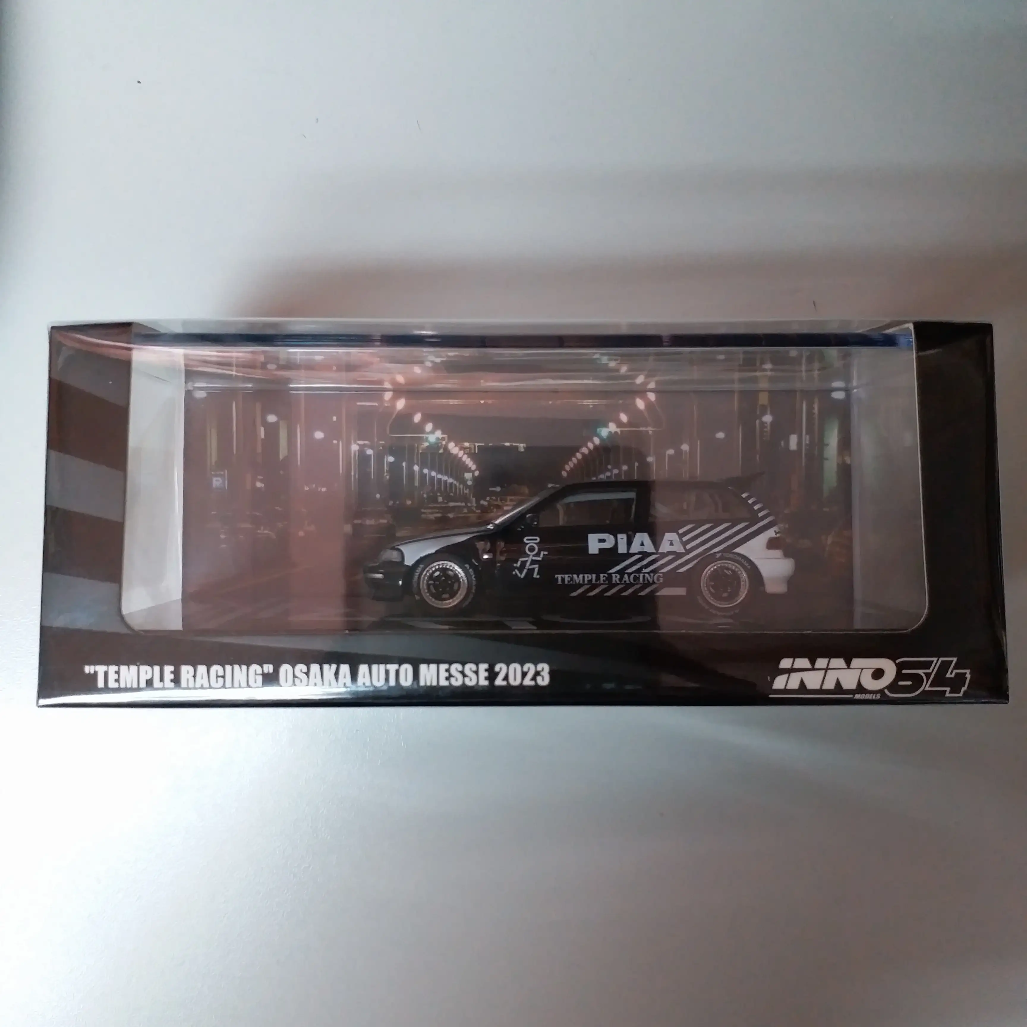 INNO64 1:64 Scale Honda Civic EF9 "Temple Racing" Osaka Auto Messe 2023 - Image 2