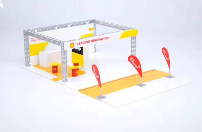 Inno64 "SHELL" KIOSK Set Diorama - Image 2
