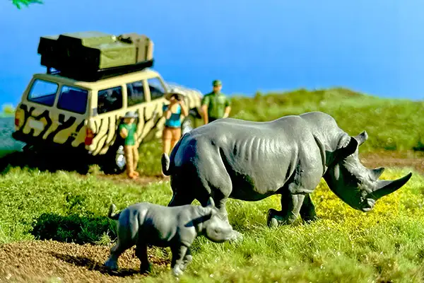 Kaiyodo x Tomica Limited Vintage DioColle 64 #CarSnap 31a Safari 3 (Includes Toyota Land Cruiser 60) - Image 2