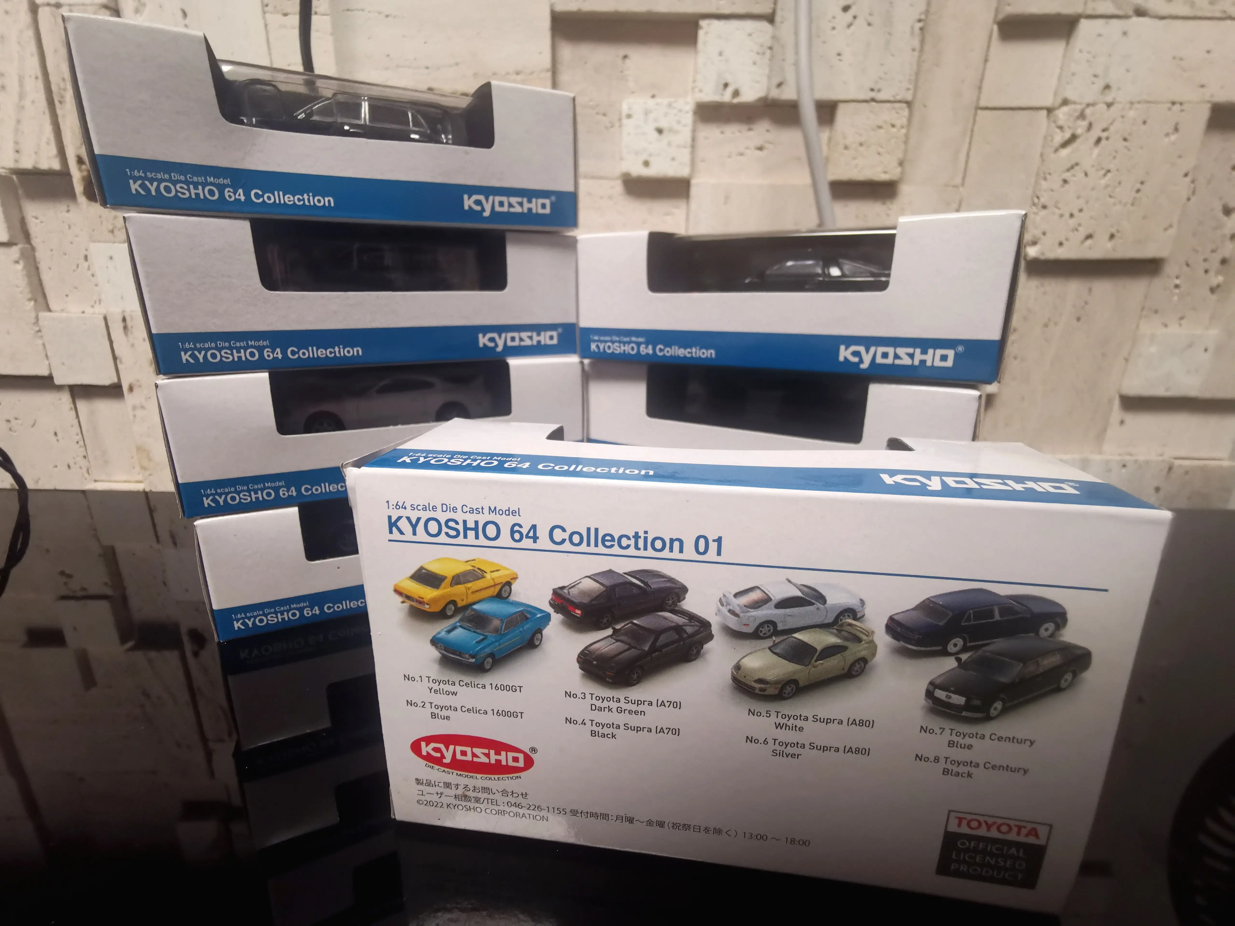 Kyosho 64 Collection Toyota Complete Set of 8 - Image 5