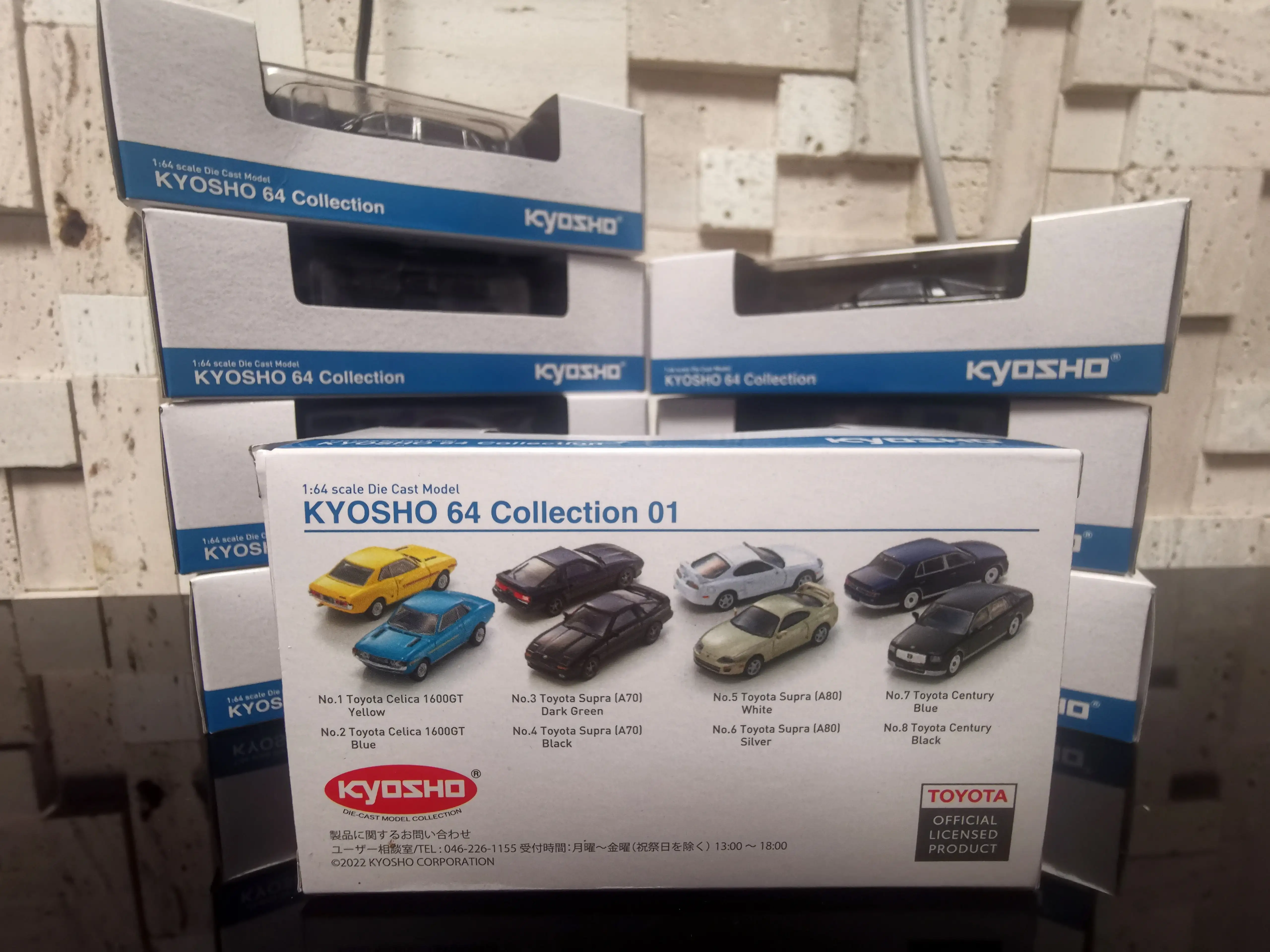 Kyosho 64 Collection Toyota Complete Set of 8 - Image 6