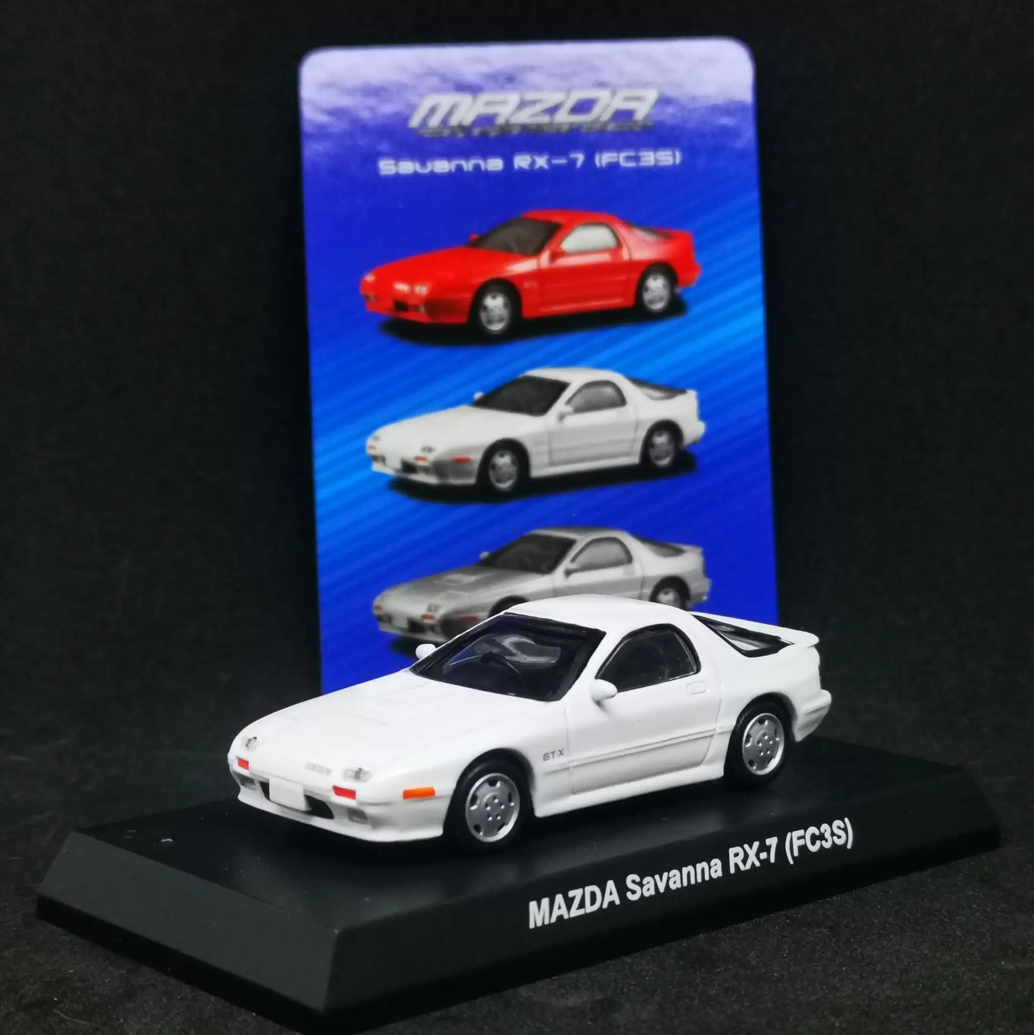 Kyosho Mazda Rotary Engine Collection RX-7 FC3S White - Image 2