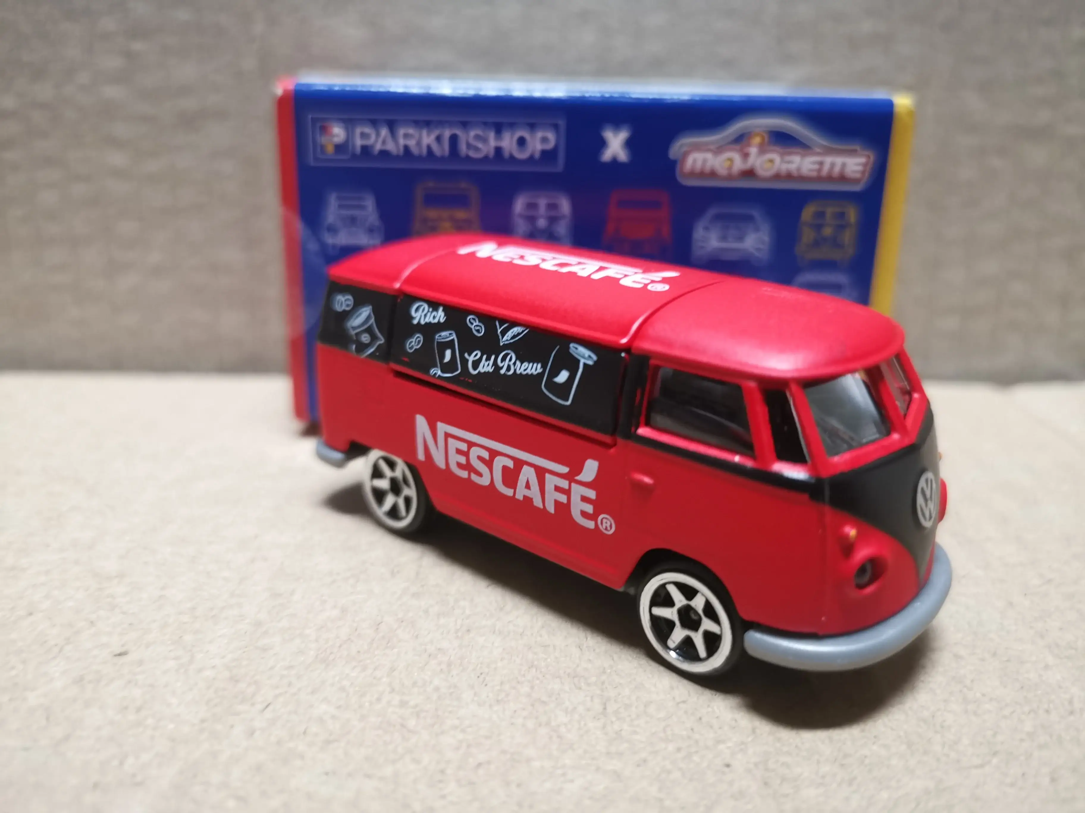 Majorette 1:64 Scale Hong Kong Exclusive Nescafe VW T1