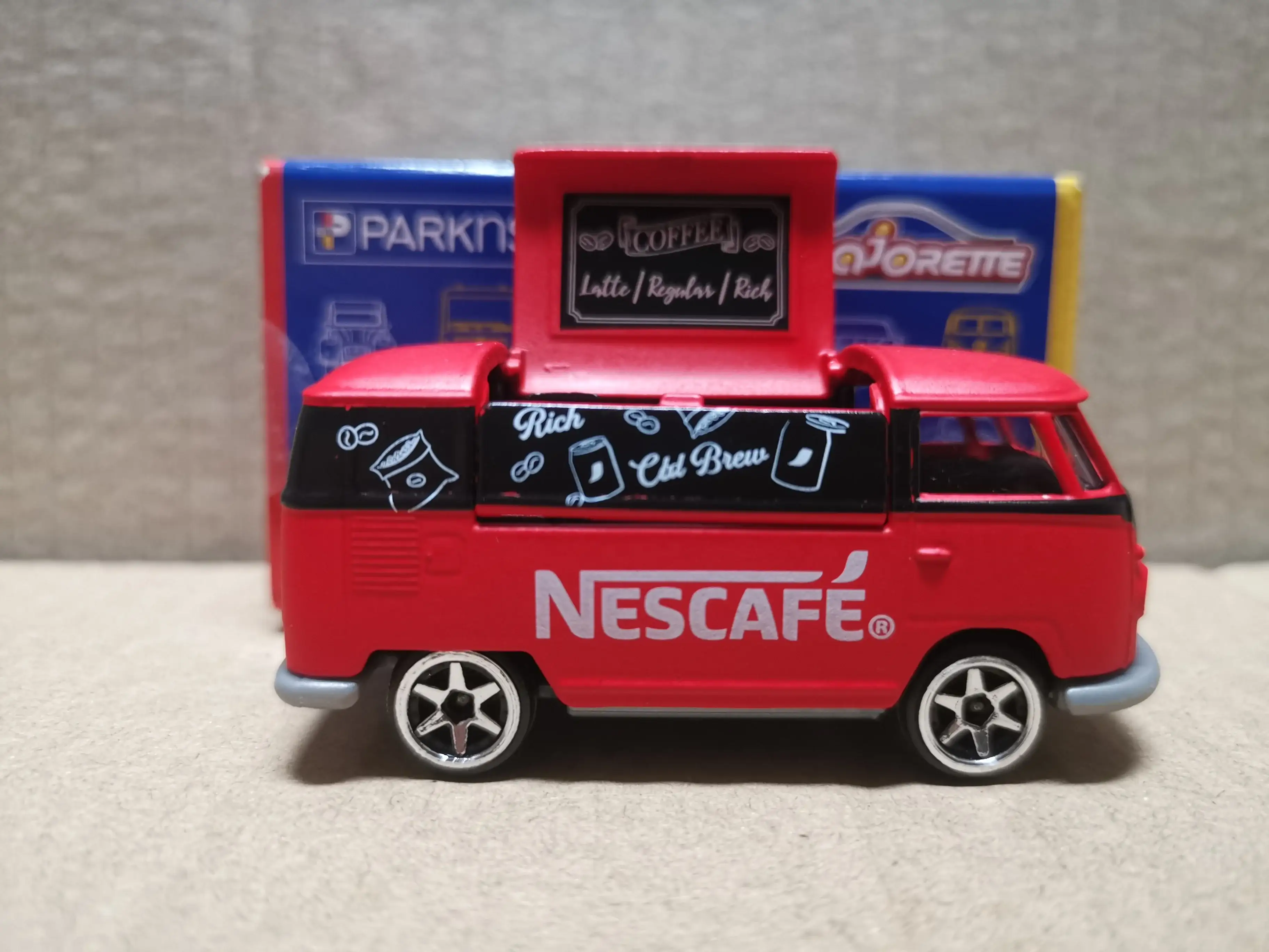 Majorette 1:64 Scale Hong Kong Exclusive Nescafe VW T1 - Image 2