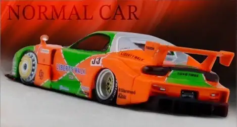MDX24 Exclusive INNO64 1/64 MAZDA RX7 (FD3S) LB-SUPER SILHOUETTE - TOKYO AUTOSALON 2024 - Image 3