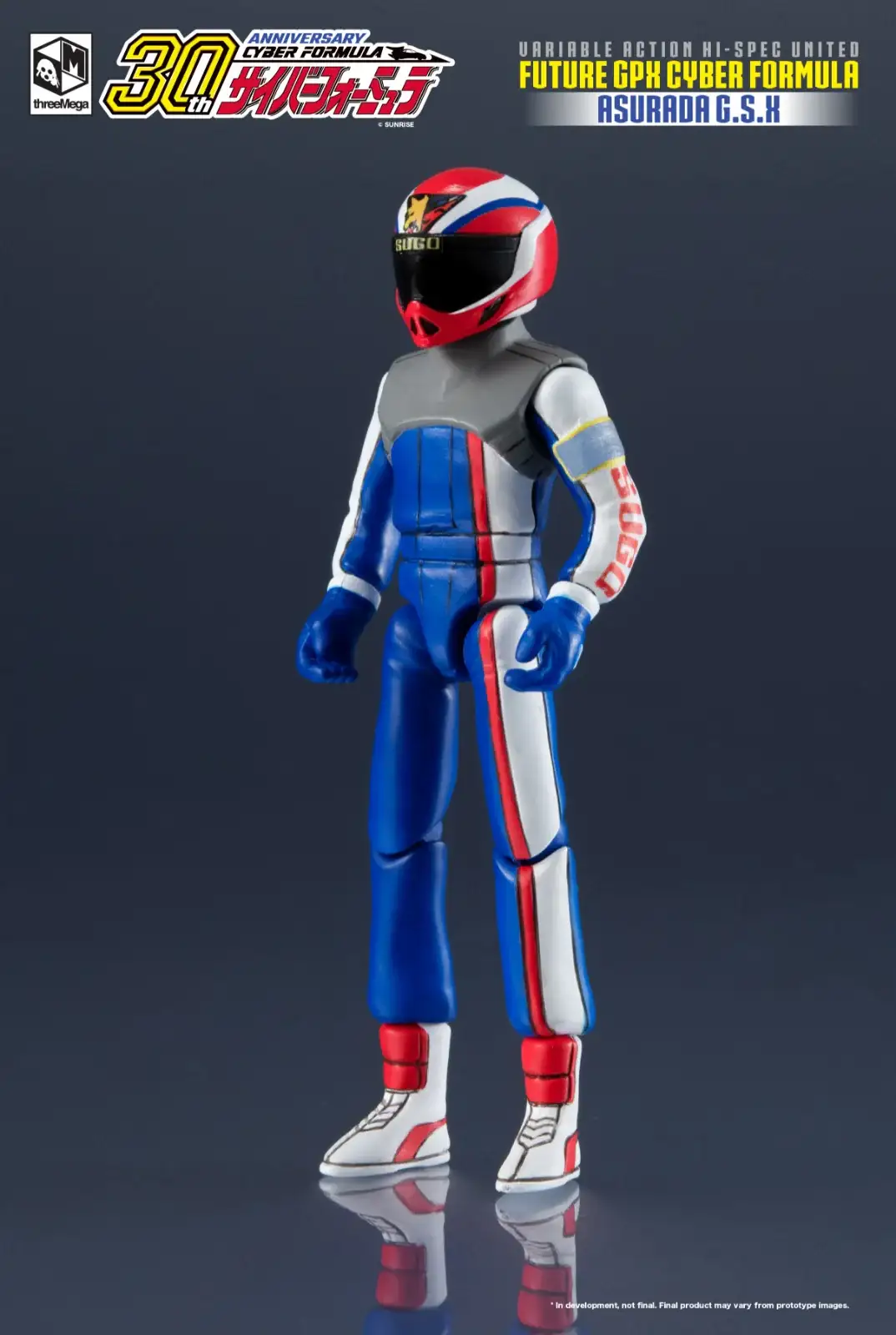 Free EMS shipping 2023 Release MegaHouse X Three Zero V.A. HI-SPEC 1:18 Cyber Formula Asurada GSX - Image 18