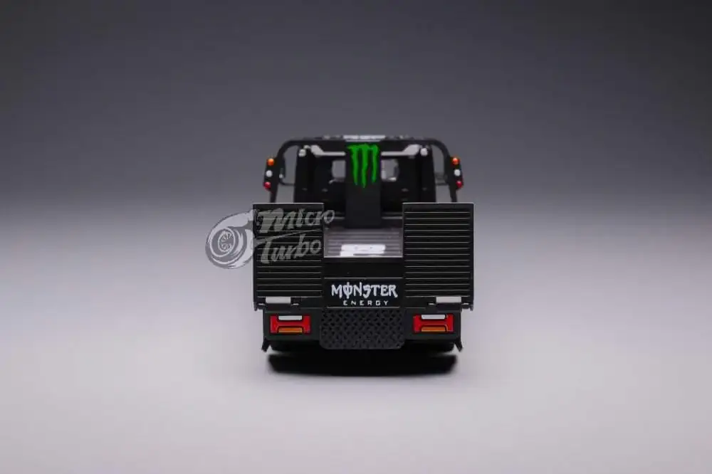 Micro turbo 1/64 Monster Hino 300 Flatbed Tow Truck - Image 4