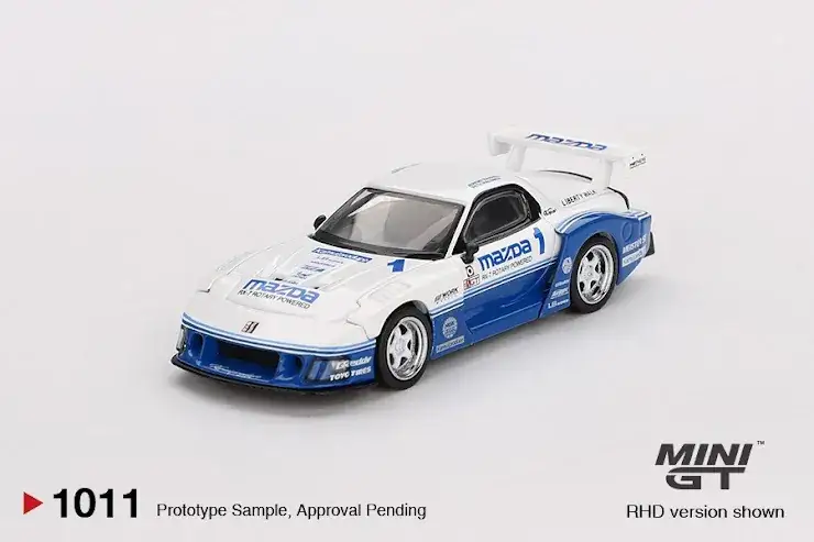 Mini GT 1:64 #1011 MAZDA RX-7 LB-Super Silhouette IMSA Blister Pack