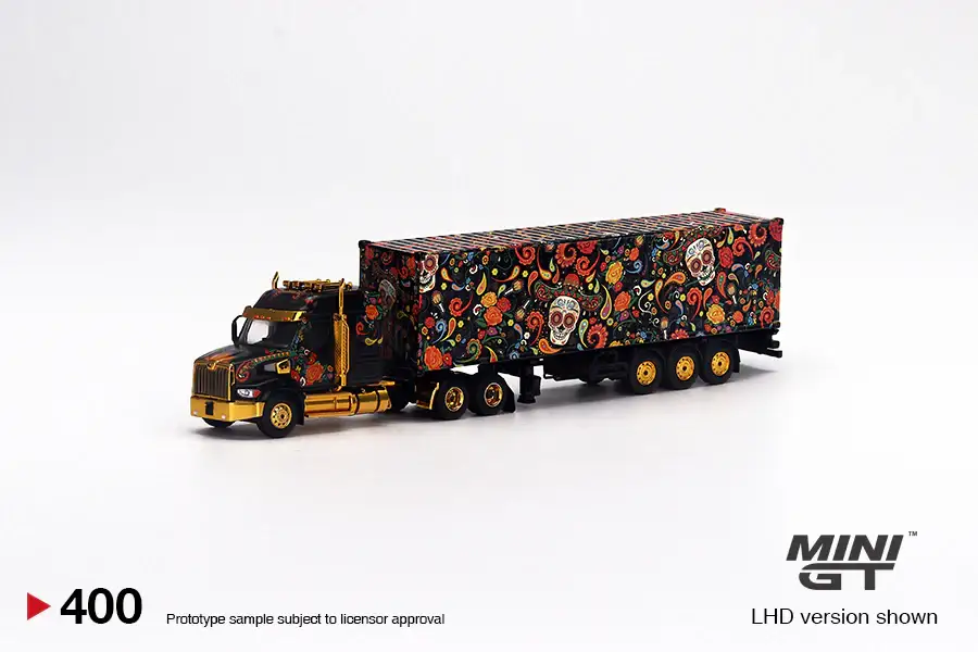 MINI GT 1/64 #400 Western Star 49X w/ 40 Ft Container - Image 2