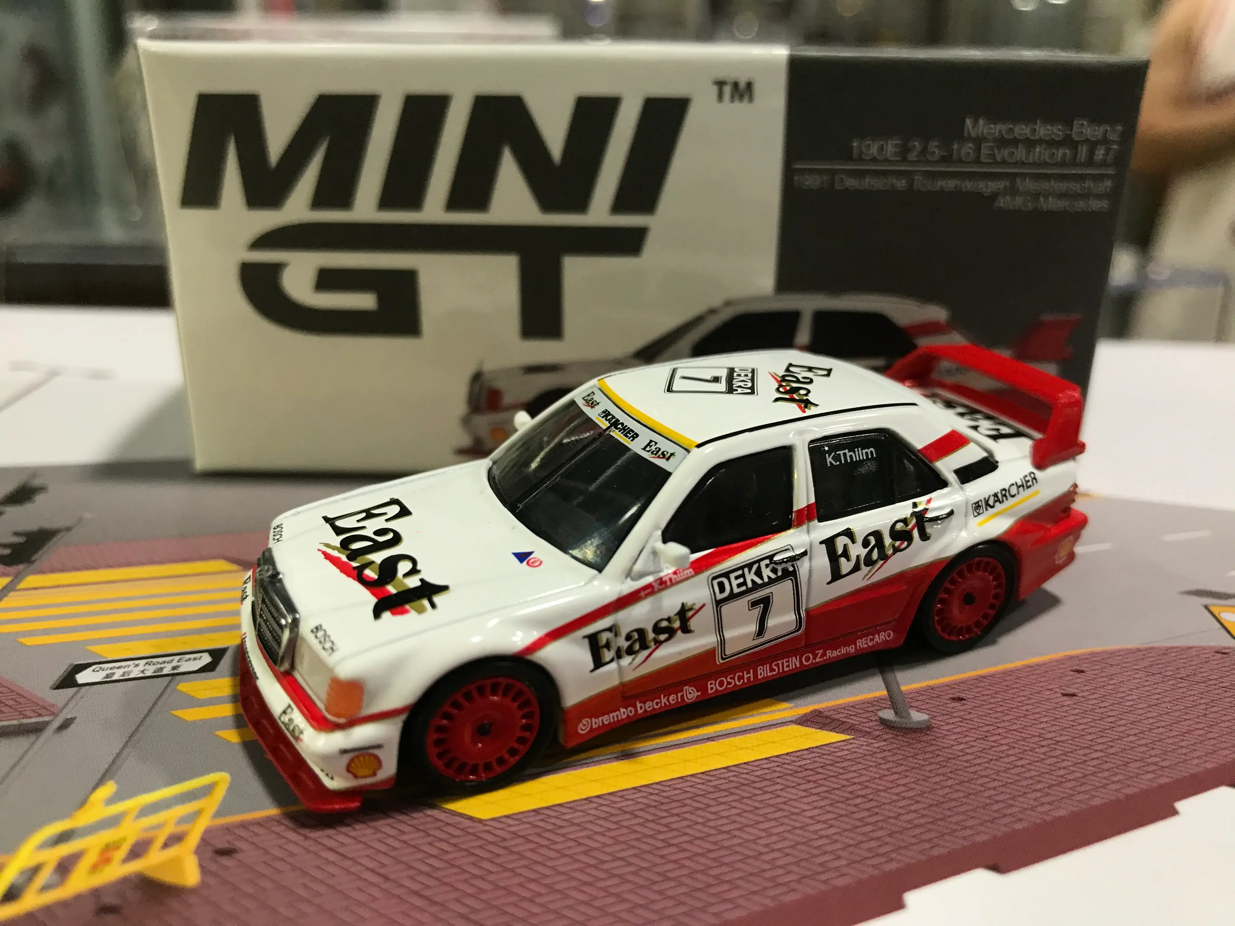 MINI GT #239 1:64 Mercedes-Benz 190E 2.5-16 Evolution II #7 - Image 3