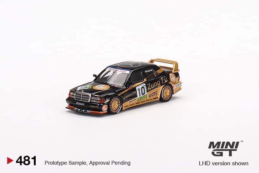 MINI GT 1:64 Mercedes-Benz 190E 2.5-16 Evolution II #9 #10 #11 1991 Guia Race of Macau Zung Fu Box set of 3 - Image 3