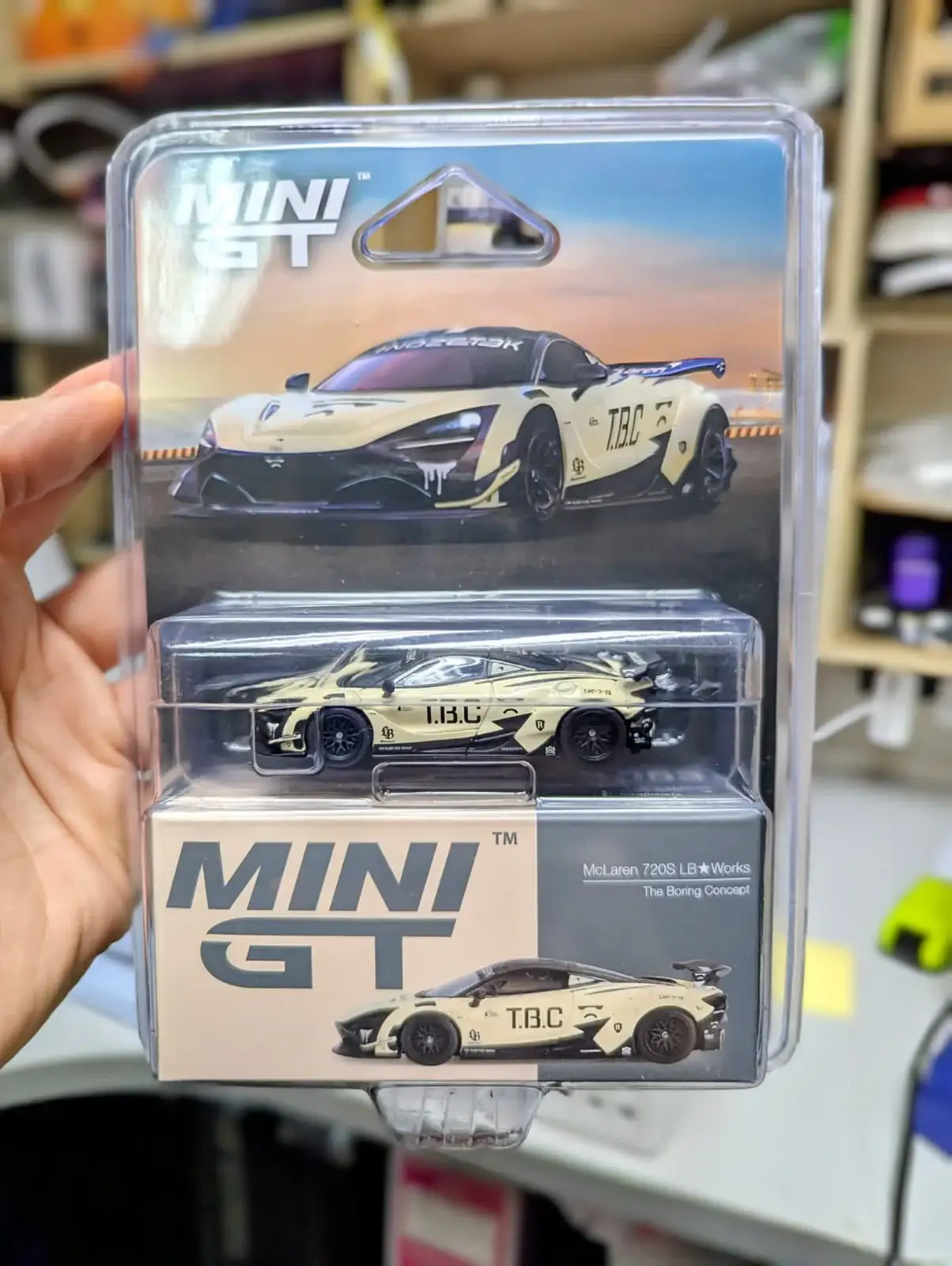 Mini GT 1:64 Scale #1083 McLaren 720S LB★Works The Boring Concept