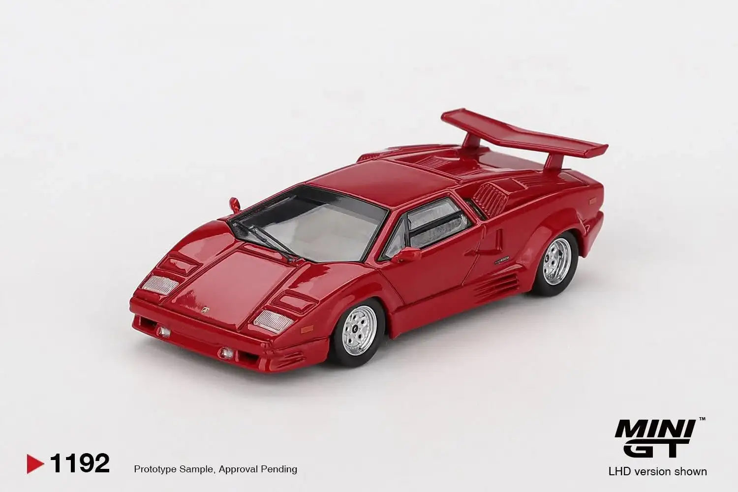 Mini GT 1:64 Scale #1192 Lamborghini Countach 25th Anniversary Red