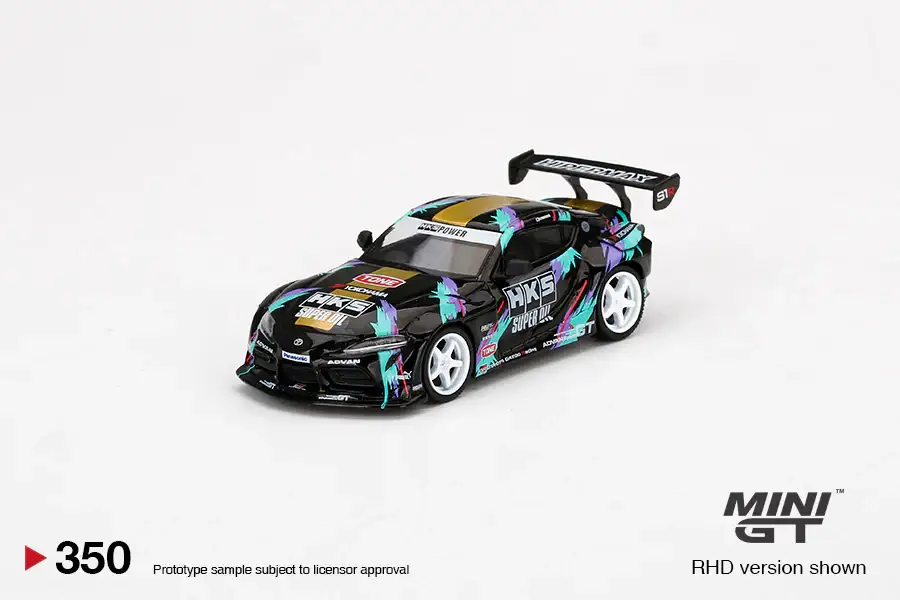 Mini GT 1:64 Scale #350 HKS Toyota GR Supra (A90) 2020 Tokyo Auto Salon