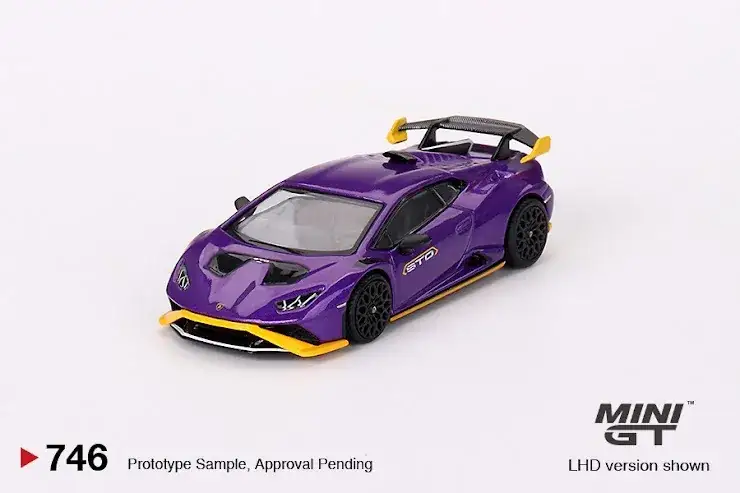 Mini GT 1:64 Scale  #746 Lamborghini Huracán STO Viola Pasifae