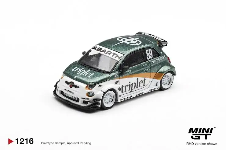 Mini GT #1216 1:64 Scale Abarth 595 LB-WORKS TY Edition