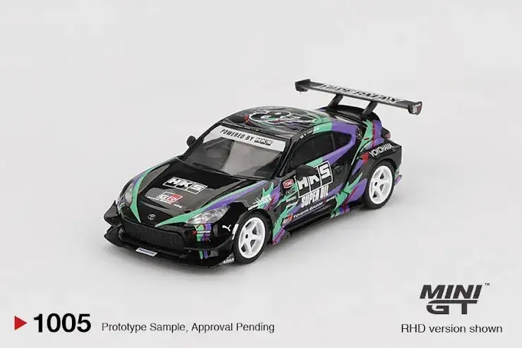 MINI GT #1005 Toyota GR86 HKS TYPE R 2022 Tokyo Auto Salon Blister pack
