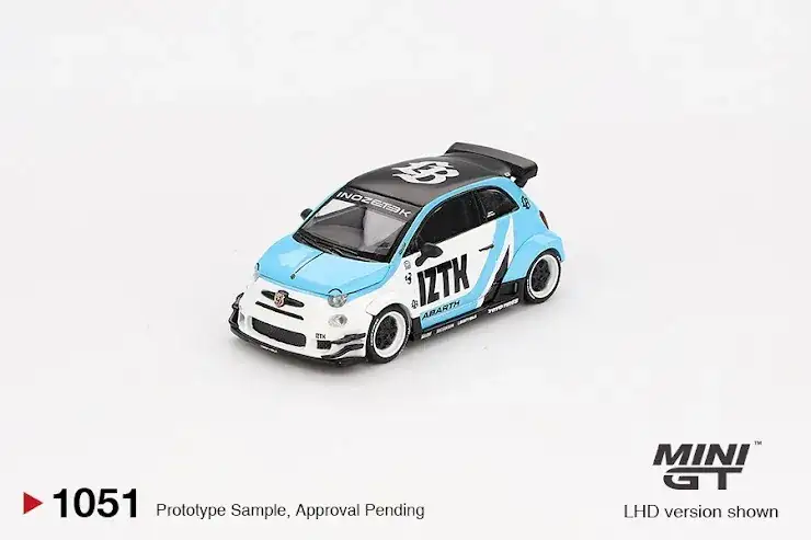 MINI GT #1051 Abarth 595 LB-WORKS x Abas Works IZTK