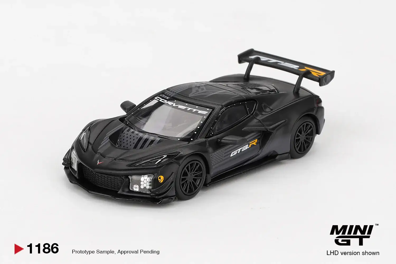 Mini GT #1186 Chevrolet Corvette Z06 GT3.R Road America Test car
