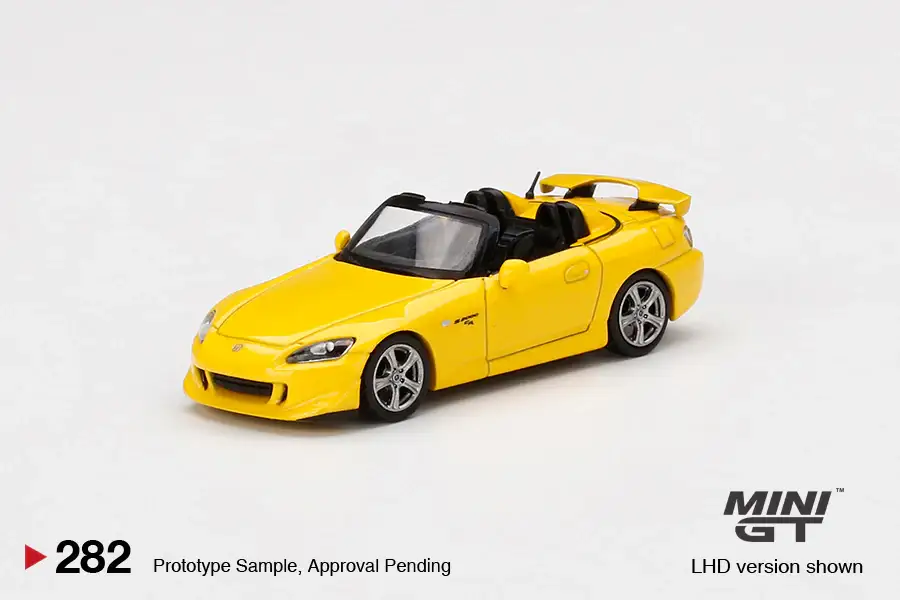 MINI GT #282 Honda S2000 CR Rio Yellow Pearl