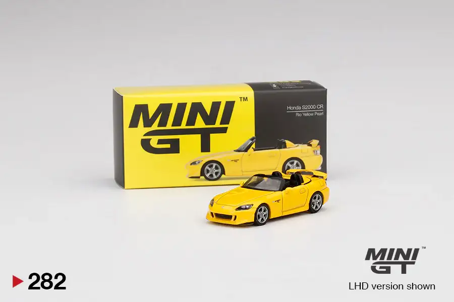 MINI GT #282 Honda S2000 CR Rio Yellow Pearl - Image 2