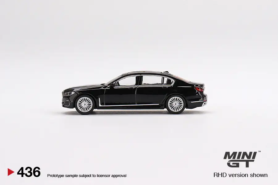 Mini GT #436 BMW 750Li xDrive Black Sapphire - Image 3