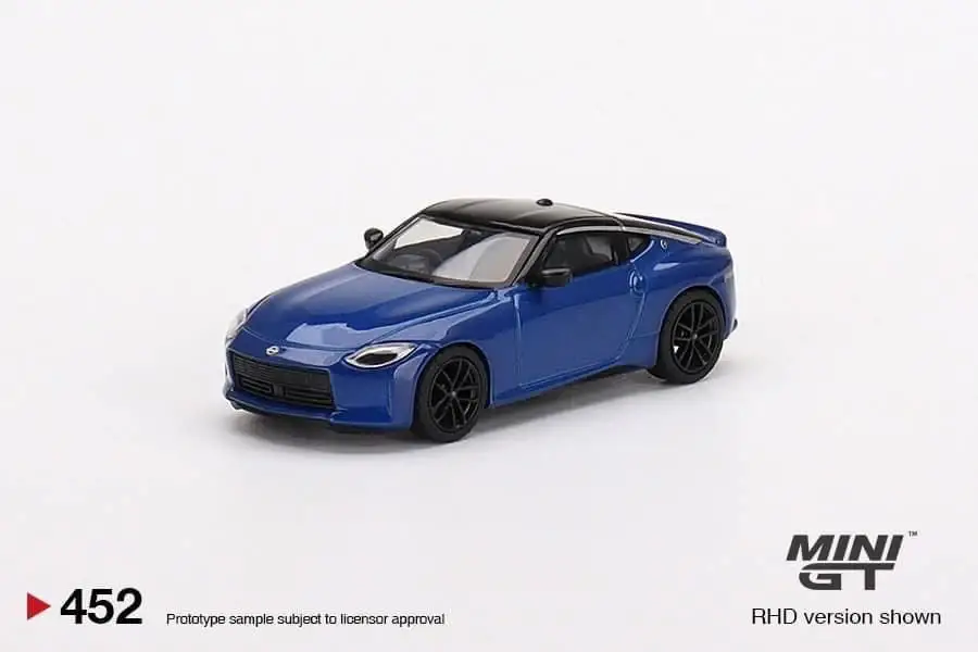 Mini GT #452 Nissan Fairlady Z Version ST 2023 Seiran Blue 1:64 scale