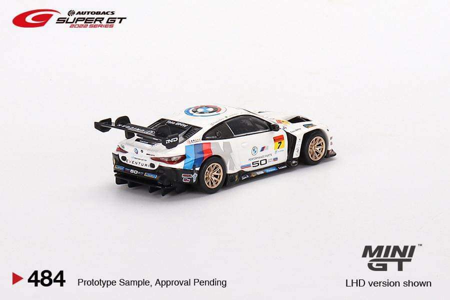 MINI GT #484 Japan Exclusive Autobacs Super GT 2022 Series BMW M4 GT3 - Image 2