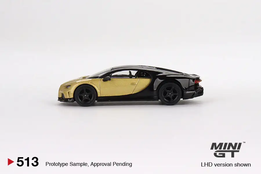 Mini GT #513 Bugatti Chiron Super Sports Gold - Image 2
