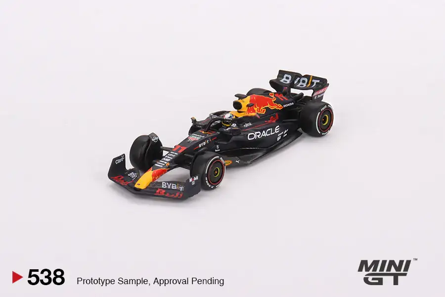 MINI GT #538 Oracle Red Bull Racing RB18 #11 Sergio Pérez 2022 Abu Dhabi Grand Prix 3rd Place