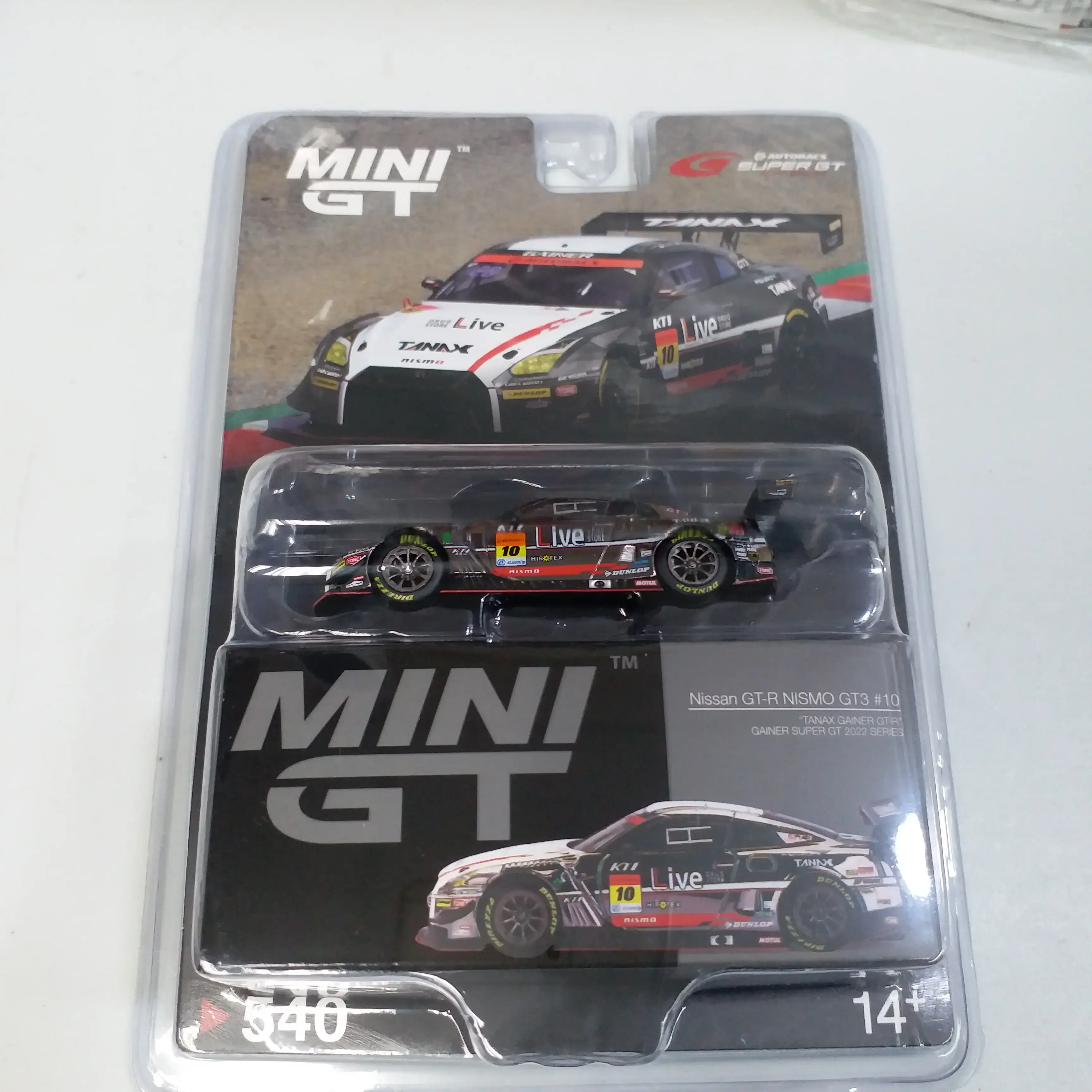 MINI GT #540 Nissan GT-R NISMO GT3 #10 TANAX GAINER 2022 Super GT Series - Image 4