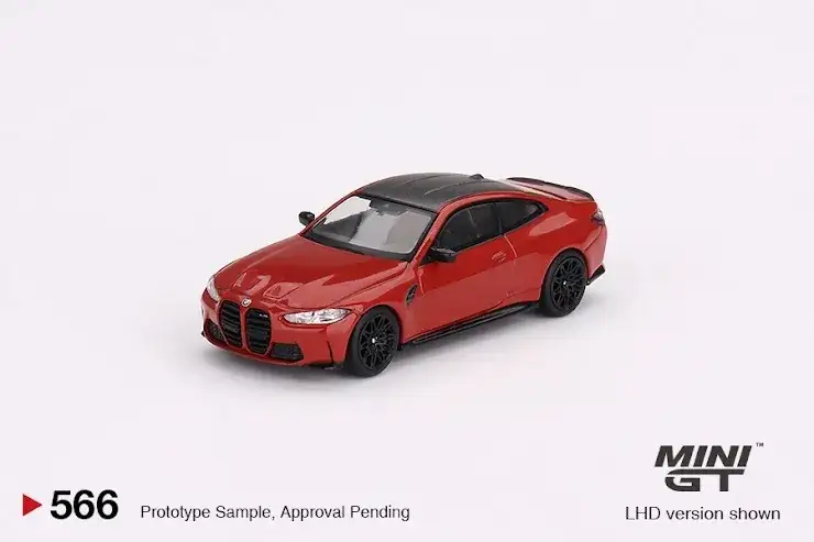 Mini GT #566 BMW M4 Competition (G82) Toronto Red Metallic