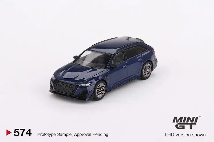 Mini GT #574 Audi ABT RS6-R Navarra Blue Metallic