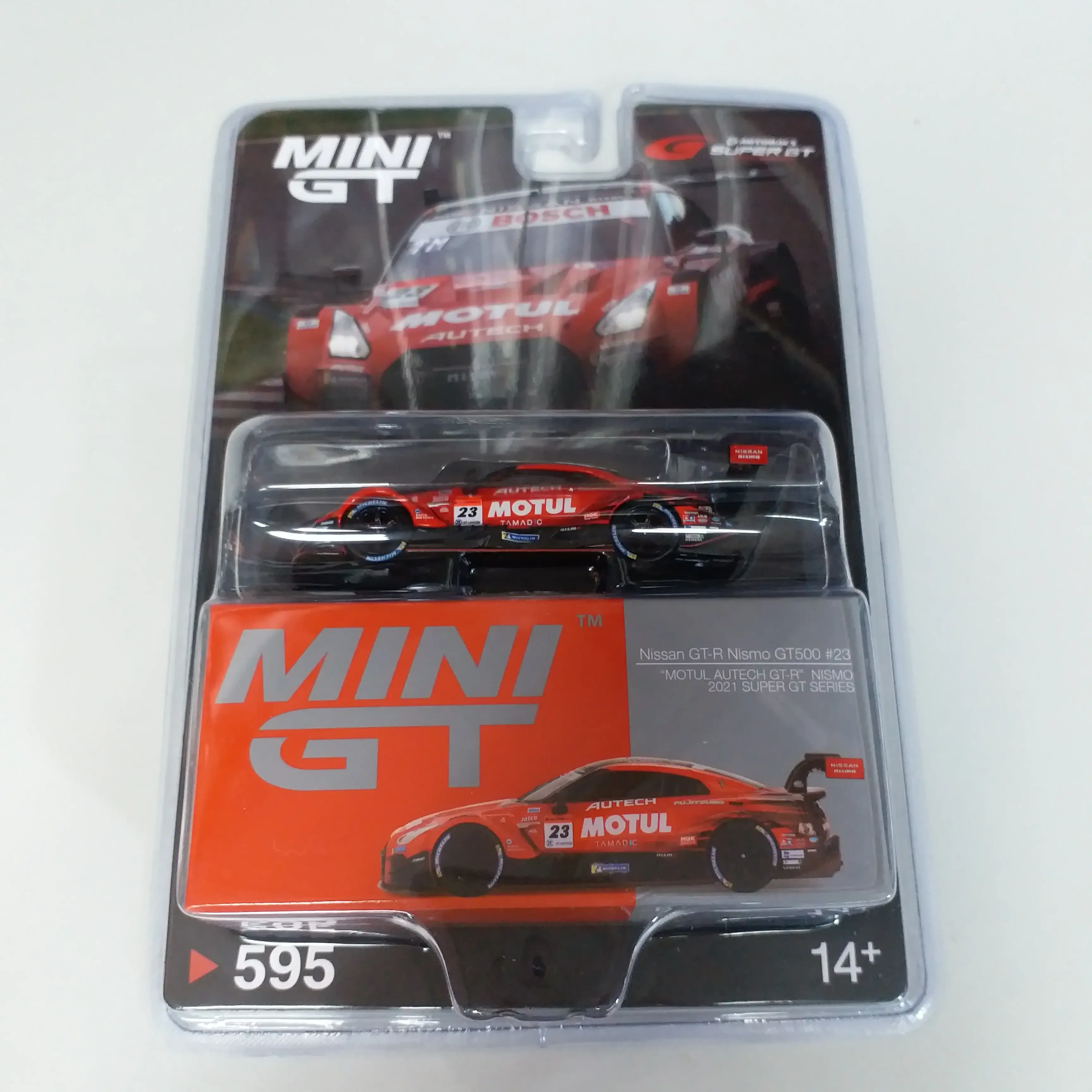 MINI GT #595 Japan Exclusive Nissan GT-R Nismo GT500 #23 NISMO 2021 Super GT Series - Image 2