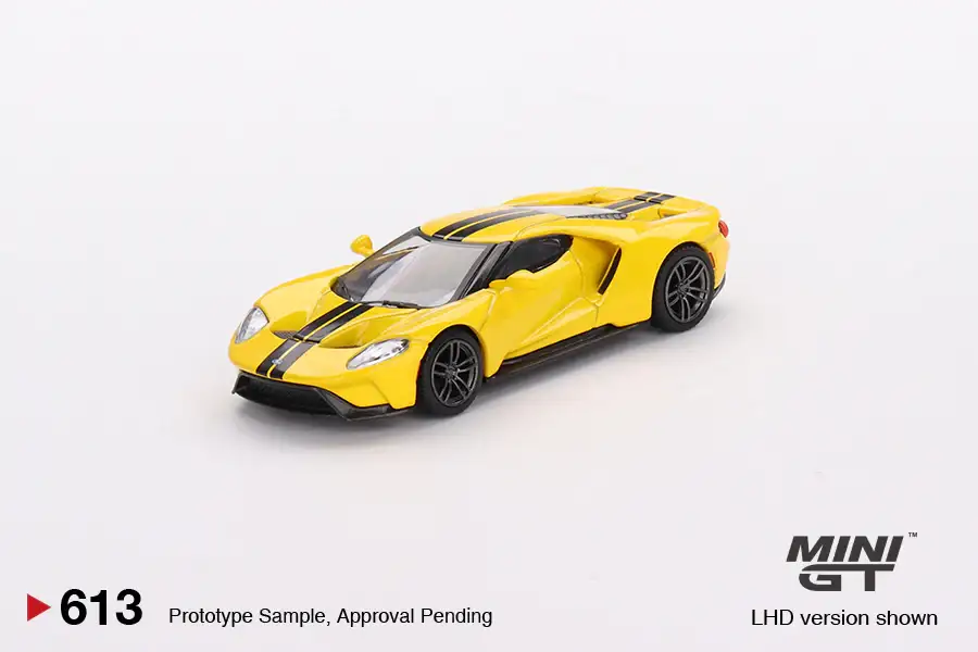 MINI GT #613 Ford GT Triple Yellow