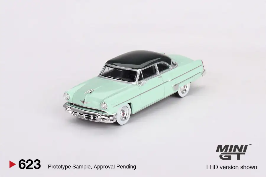 MINI GT #623 Lincoln Capri 1954 Parklane Green / Bloomfield Green