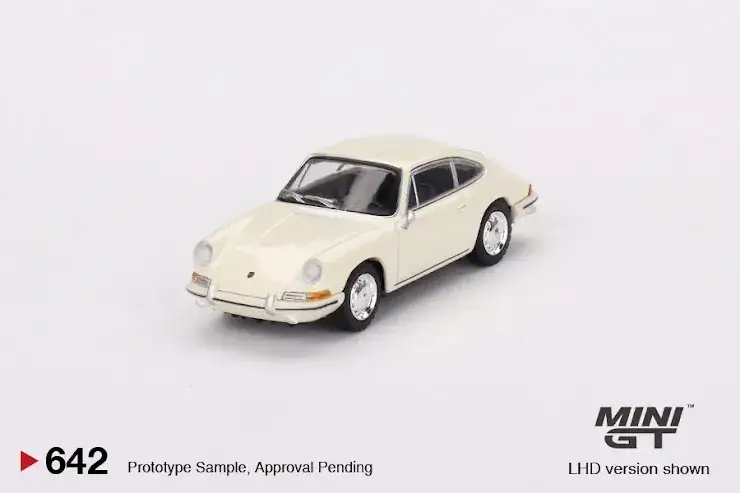 Mini GT #642 Porsche 901 1963 Ivory