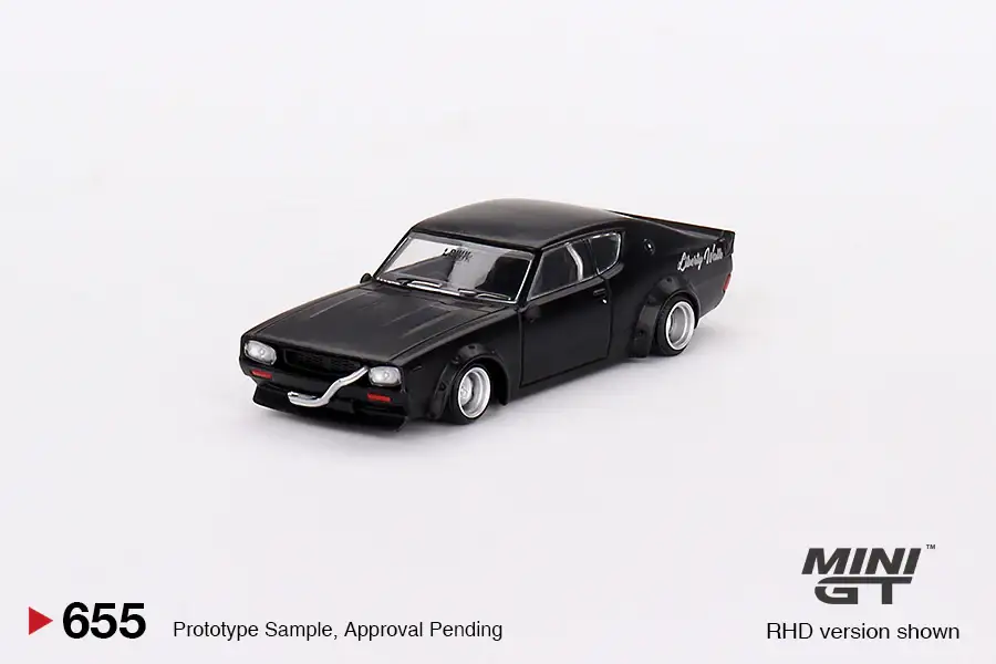 Mini GT #655 Nissan Skyline Kenmeri Liberty Walk  Matt Black